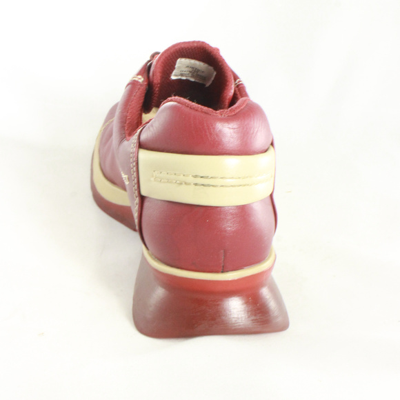 WANTED Shoes Justice Red Lace Up Platform Sneak3rs - Picture 3 of 8